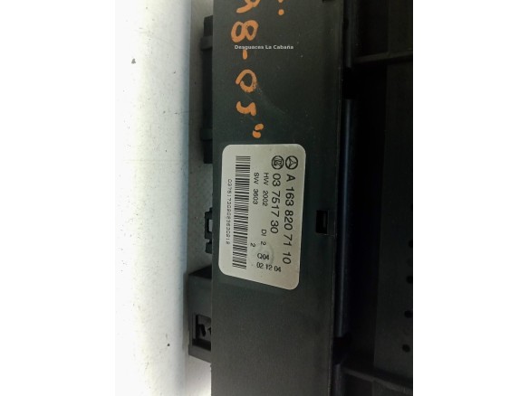 A1638207110, MANDO ELEVALUNAS CONSOLA CENTRAL MERCEDES BENZ CLASE M (W163)|Desguaces La Cabaña