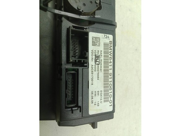 6411911061001, MANDO CLIMA BMW 3 (E90)|Desguaces La Cabaña