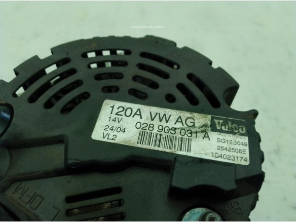 028903031A ALTERNADOR VW PASSAT Variant (3B6)|Desguaces La Cabaña
