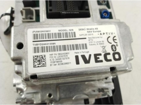 5802403831 PANTALLA MULTIMEDIA IVECO Stralis|Desguaces La Cabaña