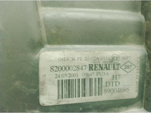 7701048931, 8200002847 FARO DERECHO RENAULT LAGUNA II (BG0/1_)|Desguaces La Cabaña