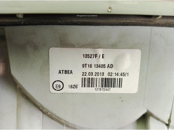 9T1613405AD PILOTO TRA IZQ EXT FORD TRANSIT CONNECT (P65_, P70_, P80_)|Desguaces La Cabaña