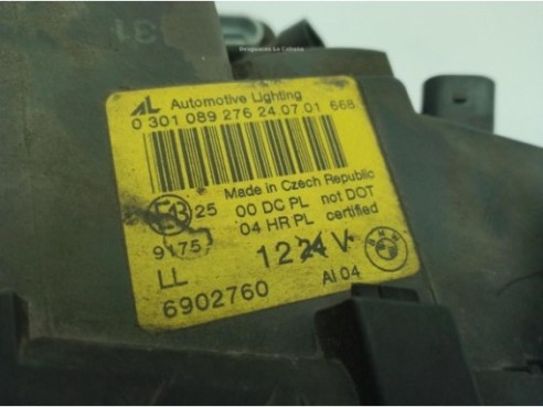 63126902759, 6902760 FARO IZQUIERDO BMW 3 (E46)|Desguaces La Cabaña