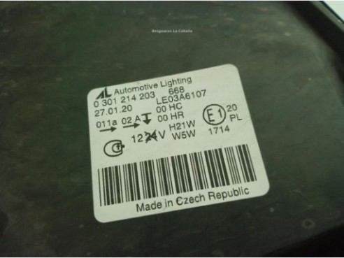 93179910, 0301214203 FARO IZQUIERDO OPEL ZAFIRA B (A05)|Desguaces La Cabaña