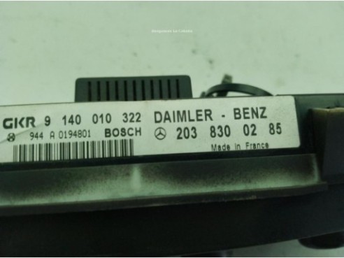 A209830038528, 2038300285 MANDO CLIMA MERCEDES BENZ CLASE C (W203)|Desguaces La Cabaña