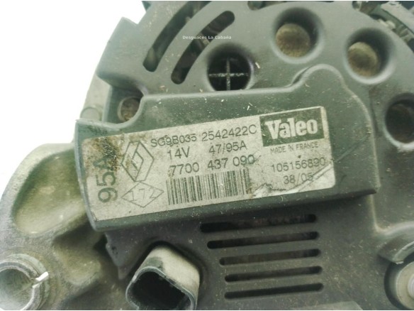 8200660045 ALTERNADOR RENAULT KANGOO (KC0/1_)|Desguaces La Cabaña