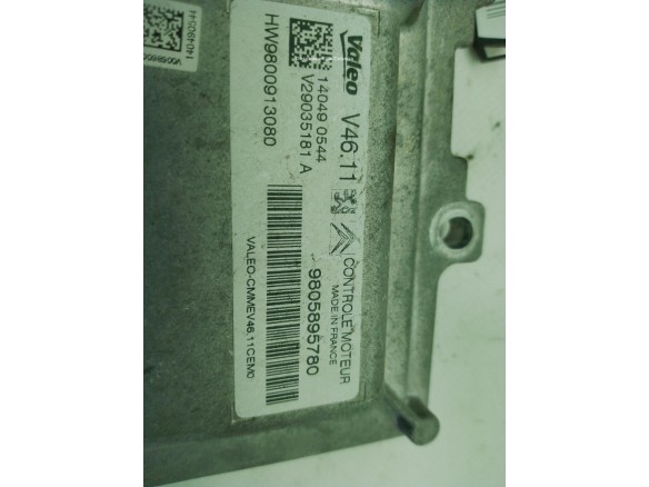 1610190480, 9805895780 CENTRALITA MOTOR PEUGEOT 2008|Desguaces La Cabaña