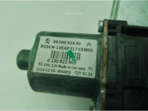 9816402180, 9806081880 ELEVALUNAS PUERTA LAT DEL IZQ PEUGEOT 2008|Desguaces La Cabaña