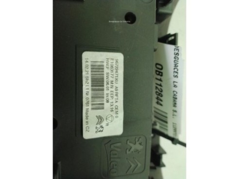 9819570680, 96722471XU MANDO CLIMA PEUGEOT 2008|Desguaces La Cabaña