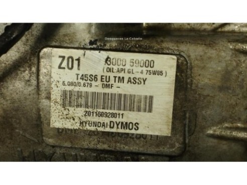 4300059000 CAJA CAMBIOS HYUNDAI H350 Furgón|Desguaces La Cabaña