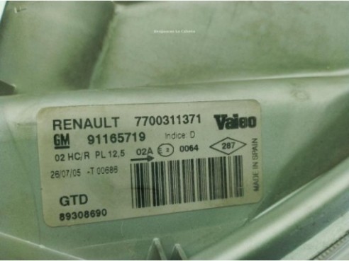 7700311371, FARO IZQUIERDO RENAULT TRAFIC II Furgón (FL)|Desguaces La Cabaña