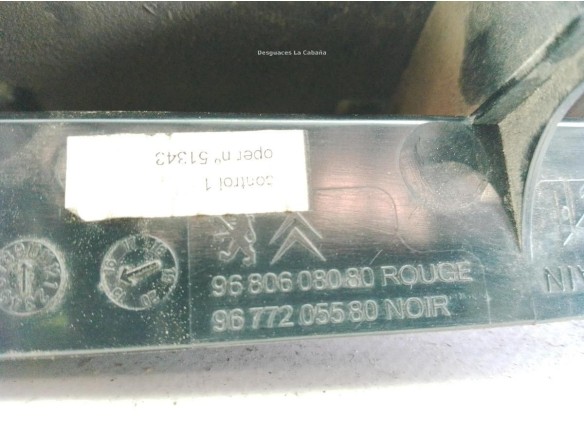 9680608080 PILOTO TRA IZQ EXT CITROEN BERLINGO Furgón (B9)|Desguaces La Cabaña