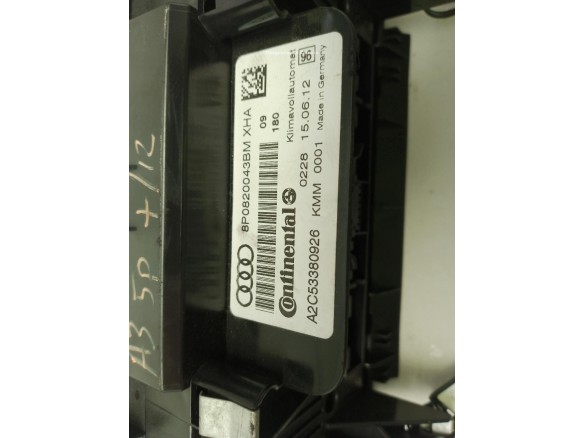 8P0820043BM, MANDO CLIMA AUDI A3 Sportback (8PA)|Desguaces La Cabaña