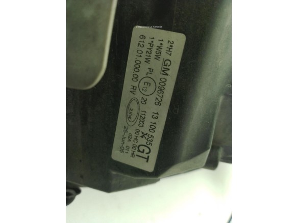 93185145, 13100535 FARO IZQUIERDO OPEL CORSA C (X01)|Desguaces La Cabaña