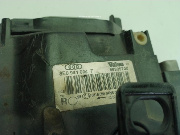 8E0941004F FARO DERECHO AUDI A4 Avant (8E5, B6)|Desguaces La Cabaña
