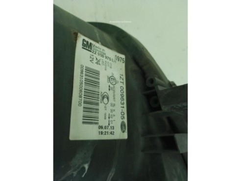 22925418, 1ZT00963105 FARO IZQUIERDO OPEL INSIGNIA A (G09)|Desguaces La Cabaña