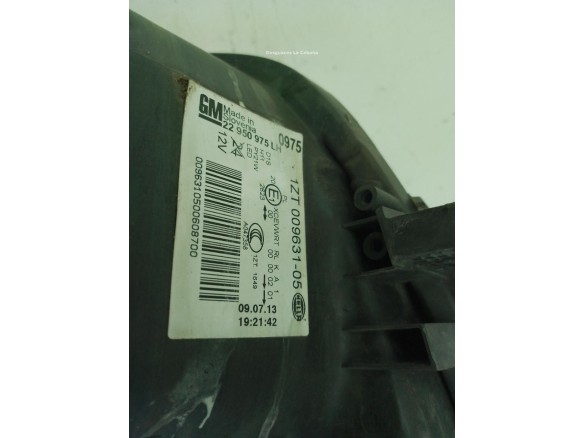 22925418, 1ZT00963105 FARO IZQUIERDO OPEL INSIGNIA A (G09)|Desguaces La Cabaña