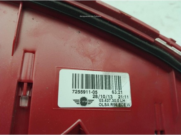 725591105 PILOTO TRA IZQ EXT MINI MINI (R56)|Desguaces La Cabaña