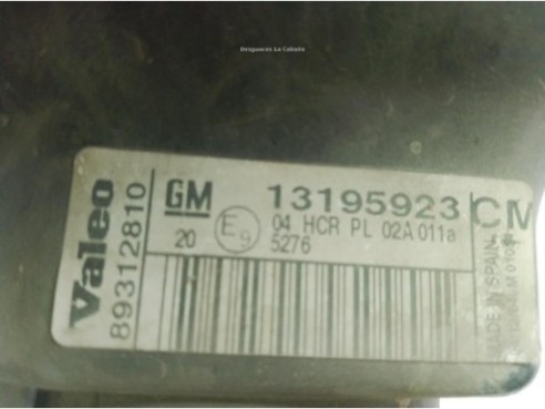 93185145, 13195923 FARO IZQUIERDO OPEL CORSA C (X01)|Desguaces La Cabaña