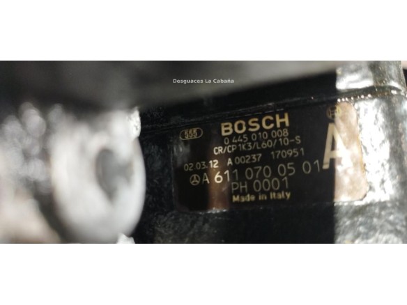 611962 MOTOR MERCEDES BENZ CLASE C (W203)|Desguaces La Cabaña