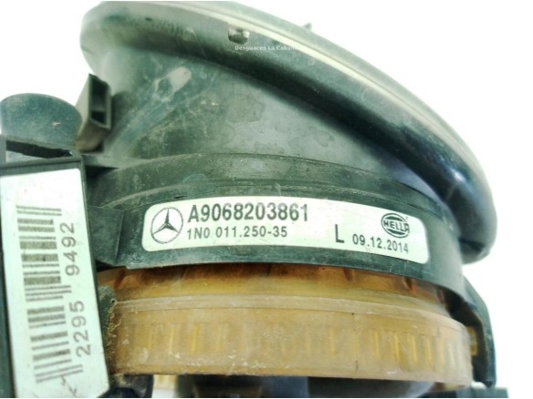 A9068203861 NIEBLA DEL IZQ MERCEDES BENZ SPRINTER 3-t Furgón (906)|Desguaces La Cabaña