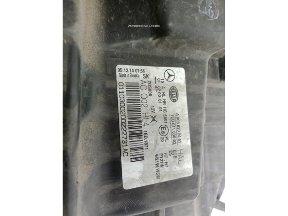 A9068202461 FARO DERECHO MERCEDES BENZ SPRINTER 3-t Furgón (906)|Desguaces La Cabaña