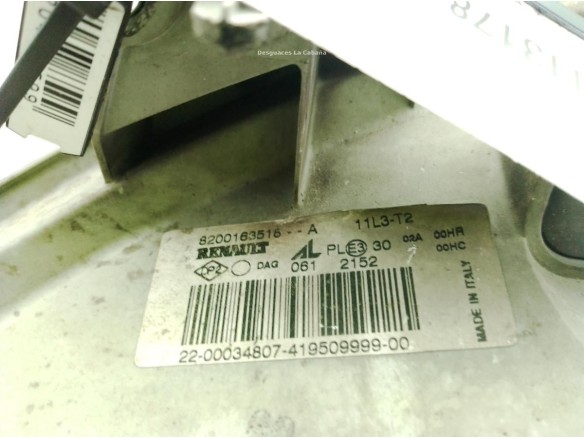 8200163516 FARO IZQUIERDO RENAULT MASTER II Furgón (FD)|Desguaces La Cabaña