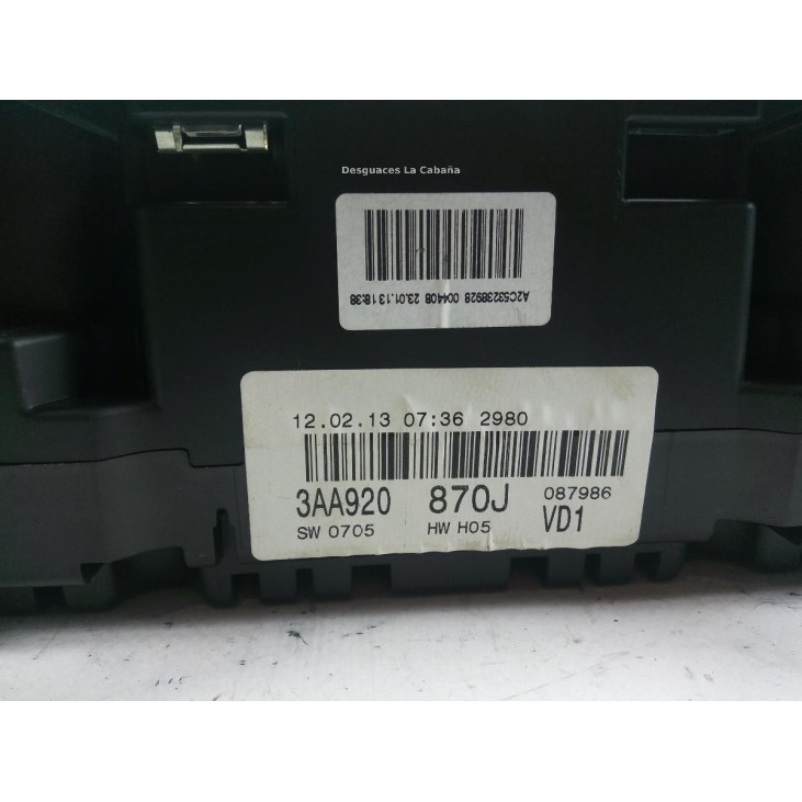  A2C53238928 CUADRO INSTRUMENTOS VW PASSAT (362) |Desguaces La Cabaña