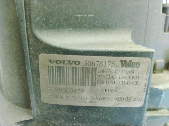 30678175 FARO DERECHO VOLVO XC90 I (275)|Desguaces La Cabaña