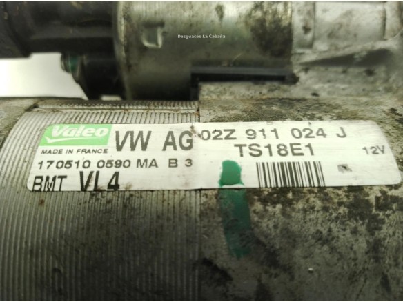 02Z911024J ARRANQUE SEAT IBIZA IV (6J5, 6P1)|Desguaces La Cabaña