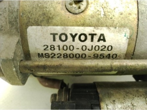 281000J020, ARRANQUE TOYOTA YARIS (_P1_)|Desguaces La Cabaña