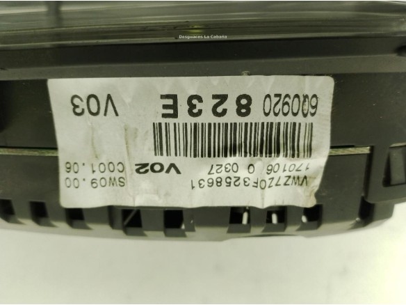 6Q0920823E CUADRO INSTRUMENTOS VW POLO (9N_)|Desguaces La Cabaña