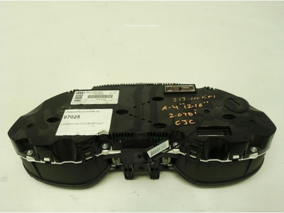 8K0920932, CUADRO INSTRUMENTOS AUDI A4 (8K2, B8)|Desguaces La Cabaña