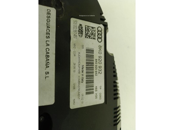 8K0920932, CUADRO INSTRUMENTOS AUDI A4 (8K2, B8)|Desguaces La Cabaña