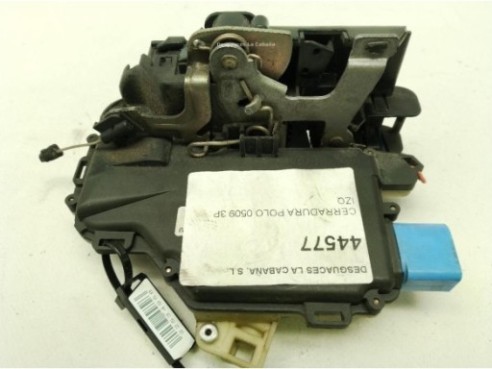 CERRADURA PUERTA LAT DEL IZQ VW POLO (9N_)|Desguaces La Cabaña