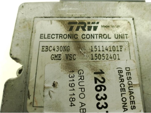 13191184 GRUPO ABS OPEL ASTRA H (A04)|Desguaces La Cabaña