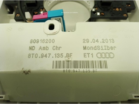 PLAFON DEL AUDI A4 (8K2, B8)|Desguaces La Cabaña