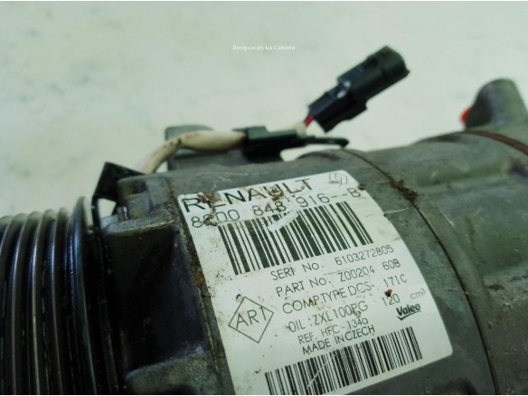 8200848916, COMPRESOR AA RENAULT MASTER III Furgón (FV)|Desguaces La Cabaña