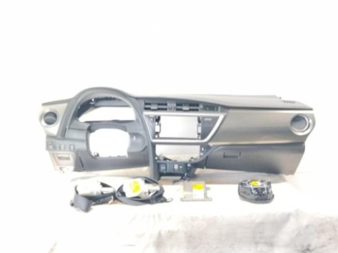  01660414 KIT AIRBAGS + SALPICADERO + CINTURONES O ANCLAJE + CENTRALIT TOYOTA AURIS (_E18_)|Desguaces La Cabaña