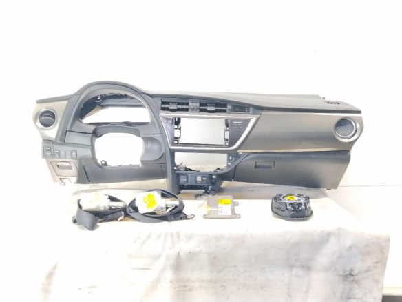 01660414 KIT AIRBAGS + SALPICADERO + CINTURONES O ANCLAJE + CENTRALIT TOYOTA AURIS (_E18_)|Desguaces La Cabaña