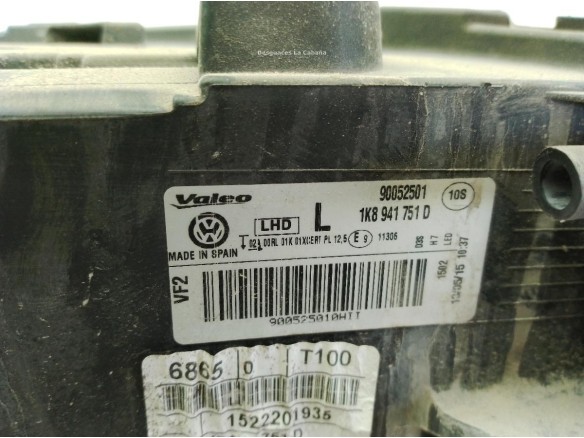 1K8941751D FARO IZQUIERDO VW SCIROCCO (137, 138)|Desguaces La Cabaña