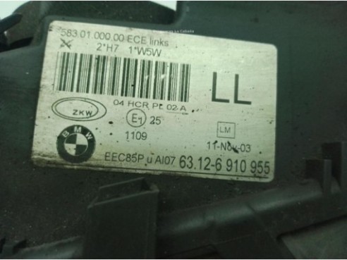 63126910955 FARO IZQUIERDO BMW 3 (E46)|Desguaces La Cabaña