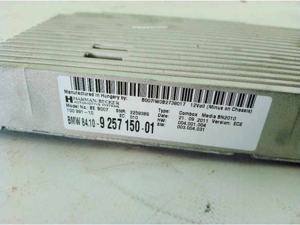 925715001 MODULO ELECTRONICO BMW 6 Coupé (F13)|Desguaces La Cabaña