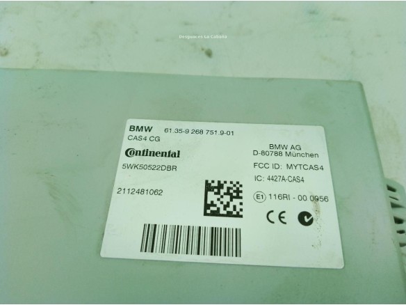 2112481062 MODULO ELECTRONICO BMW 6 Coupé (F13)|Desguaces La Cabaña