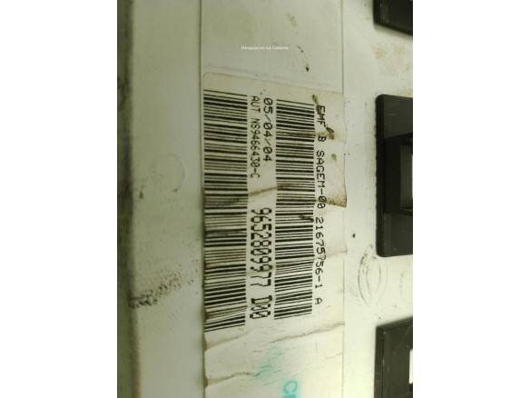 9652809977 DISPLAY PEUGEOT 307 (3A/C)|Desguaces La Cabaña