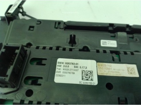 9263763-01 MANDO CLIMA BMW 6 Coupé (F13)|Desguaces La Cabaña