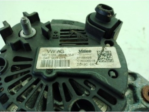 04E903015H ALTERNADOR SEAT LEON (5F1)|Desguaces La Cabaña