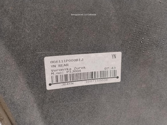 866401P020 PARAGOLPES TRA KIA VENGA (YN)|Desguaces La Cabaña