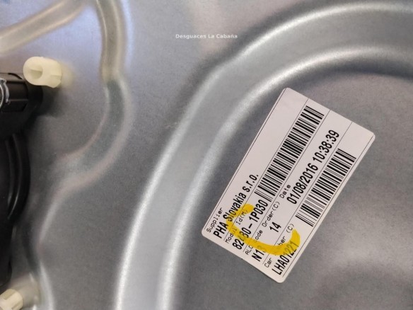 824811P000 ELEVALUNAS PUERTA LAT DEL DER KIA VENGA (YN)|Desguaces La Cabaña