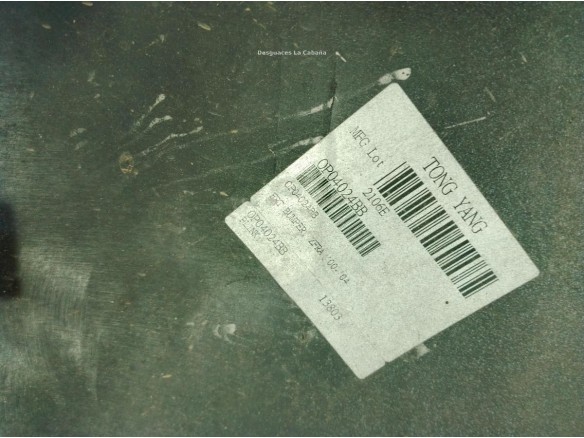 93178228 PARAGOLPES DEL OPEL ZAFIRA A Limusina (T98)|Desguaces La Cabaña